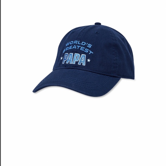 Blue World's Greatest Papa T-Shirt and Cap Set - Picture 3 of 9